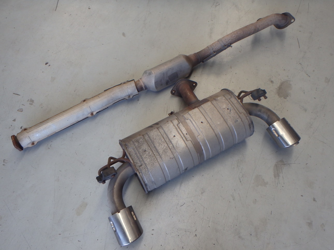 Mitsubishi Lancer Evo X 10 CZ4A Factory Exhaust Muffler System